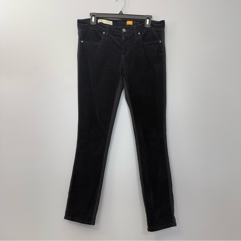 Anthropologie PILCRO Stet Fit Velvet Stretch Pants size 28